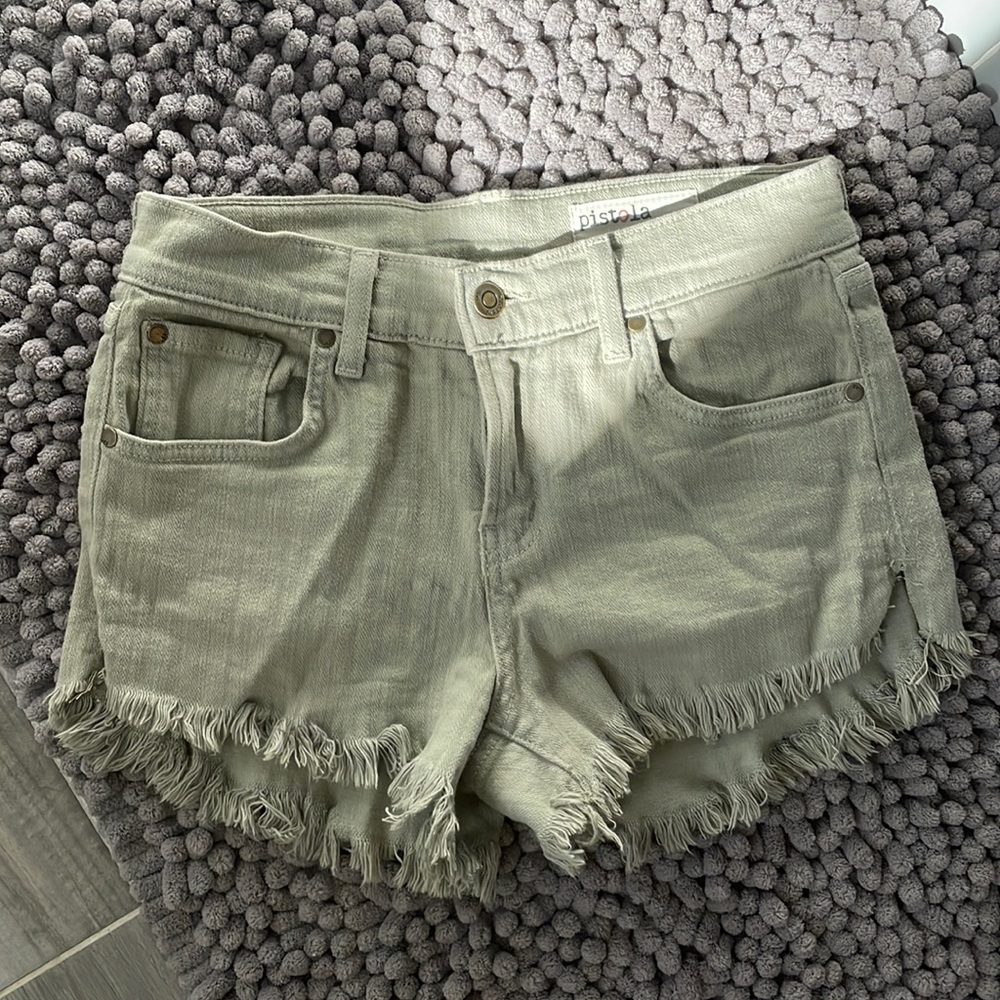 Pistola denim high waisted shorts